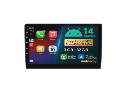 Android 14 Multimedia Systeem Opel Vivaro B 2014 - 2018 | QLED Display | Apple CarPlay & Android Auto audioplay