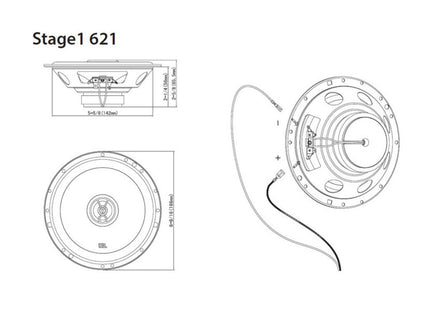 JBL 621 6.5'' (16cm) Speakerset - Audioplay