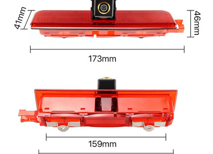 Remlicht midden reflector met achteruitrijcamera Volkswagen Caddy 2003-2019 - Audioplay