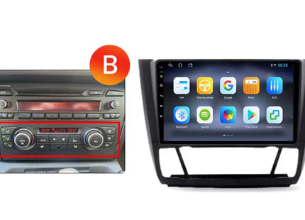 Multimedia Navigatie BMW 1 Serie 2004 - 2013|DAB|Bluetooth|4Core 32GB| (E81 E82 E87 E88) |Carplay Beeldscherm 9 Inch - Audioplay