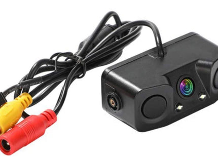 HD CCD Achteruitrijcamera met Parkeer sensoren Detector + LED Nachtzicht - Audioplay