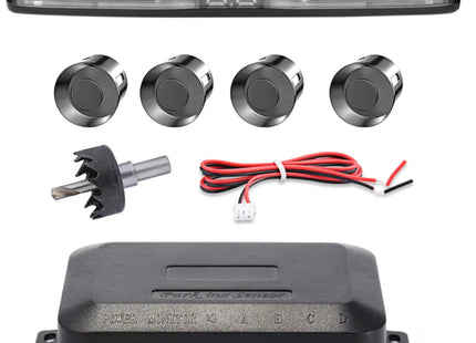 Parkeerhulpsysteem DC 12V achteruitrijradar met LED-afstandsweergave; - Audioplay