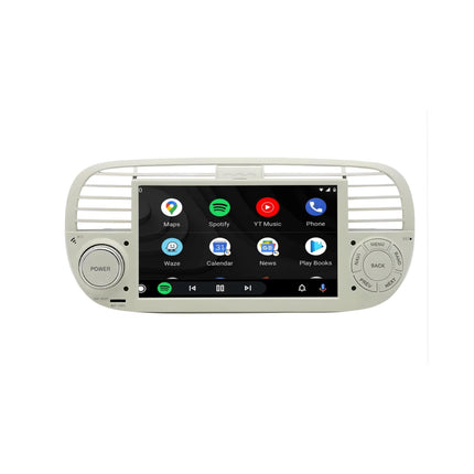 Multimedia Navigatie Fiat 500 2007-2015|DAB|Bluetooth|4Core 32GB|Carplay Autoradio Beeldscherm - Audioplay