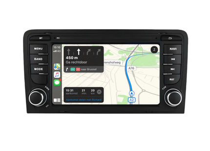 Multimedia Navigatie Audi A3 S3 RS3 2003-2013|DAB|Carplay Autoradio Beeldscherm - Audioplay