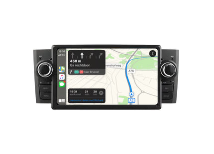 Multimedia Navigatie Fiat Linea 2007-2012 |DAB|Carplay Autoradio Beeldscherm 7 Inch - Audioplay