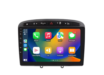 Multimedia Navigatie Pegeut 308 - 2004-2015 | DAB| Bluetooth |4Core 32GB|Beeldscherm | 408 308 308sw - Audioplay