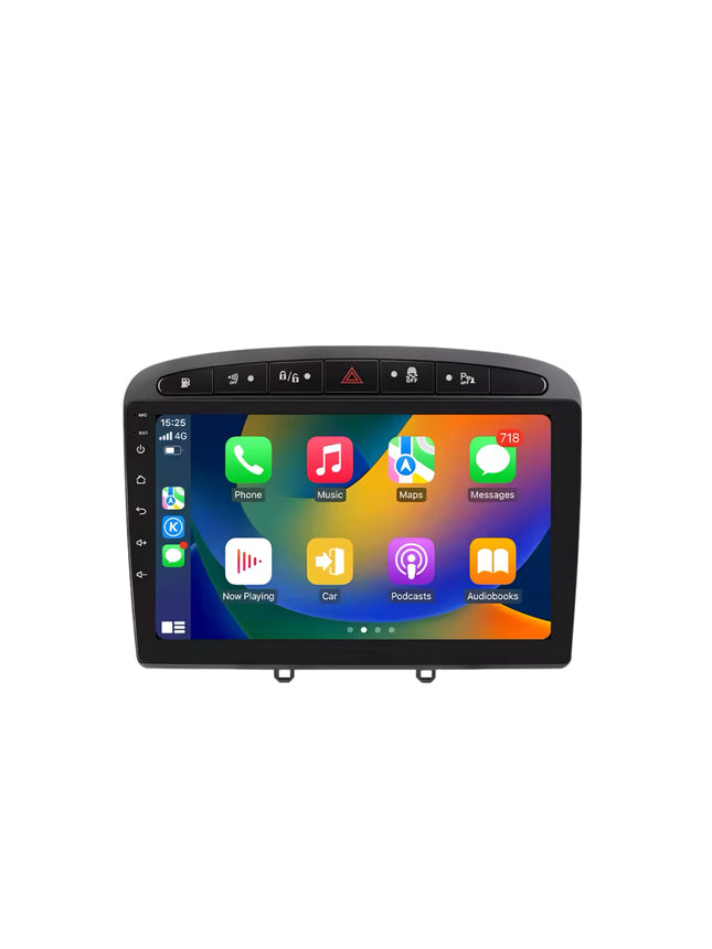 Multimedia Navigatie Pegeut 308 - 2004-2015 | DAB| Bluetooth |4Core 32GB|Beeldscherm | 408 308 308sw - Audioplay