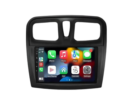Multimedia Navigatie Renault Logan 2 2012-2019 |DAB|Bluetooth|Carplay Autoradio Logan 2 Beeldscherm 9 inch - Audioplay