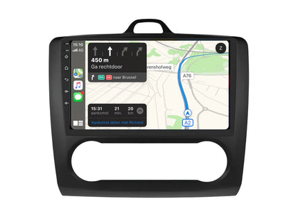 Multimedia Navigatie Ford Focus Exi 2004 - 2011 |DAB|Bluetooth|4Core 32GB|Carplay Autoradio Exi Mt Beeldscherm 9 Inch - Audioplay
