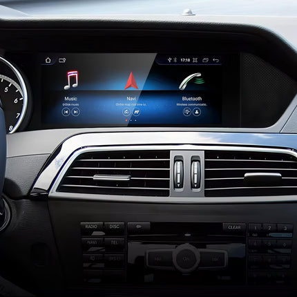 Multimedia Navigatie Mercedes C klasse W204 2011-2014 |NTG 4.5| 8 Core 128 GB | 8.8 Inch - Audioplay