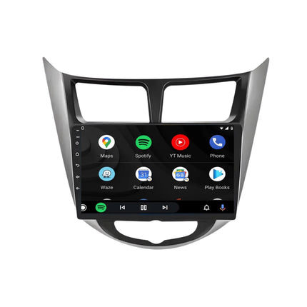 Multimedia Navigatie Hyundai Accent 2010-2016 |DAB|Carplay Autoradio Beeldscherm 9 Inch - Audioplay