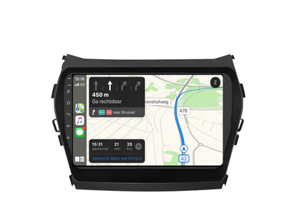 Multimedia Navigatie Hyundai Santafe Ix45 2013-2017 |DAB|Carplay Autoradio Hyundai Santa beeldscherm - Audioplay