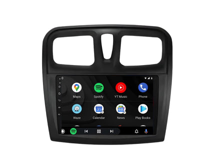 Multimedia Navigatie Renault Sandero 2 2014-2019 |DAB|Carplay Autoradio Sandero 2 Beeldscherm 9 inch - Audioplay
