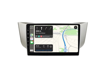 Multimedia Navigatie Toyota Harrier 2010-2013|DAB|Bluetooth|Carplay Autoradio Beeldscherm - Audioplay