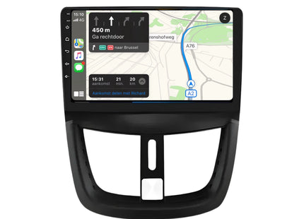 Multimedia Navigatie Peugeot 207 207cc 2006-2015|DAB|Carplay Autoradio Beeldscherm - Audioplay