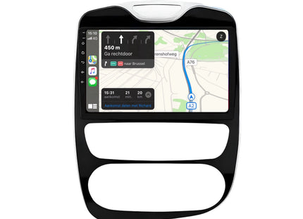 Multimedia Navigatie Renault Clio 2012-2016 |DAB||Carplay Autoradio Autoradio Beeldscherm 10 inch - Audioplay