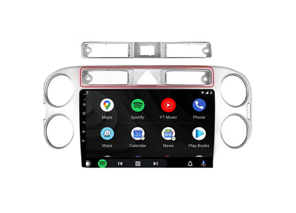 Multimedia Navigatie Volkswagen Tiguan 1 2006 -2016 |DAB|Carplay Autoradio beeldscherm 9 Inch - Audioplay
