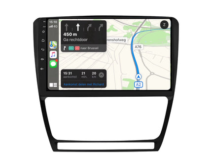 Multimedia Navigatie Skoda Octavia 2 |A5| 2008-2013 |DAB|Carplay Autoradio Octavia 2 A5 Beeldscherm 10 Inch - Audioplay
