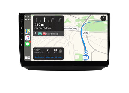 Multimedia Navigatie Skoda Fabia 2 2007 - 2014 |DAB|Carplay Autoradio Beeldscherm 10 Inch - Audioplay