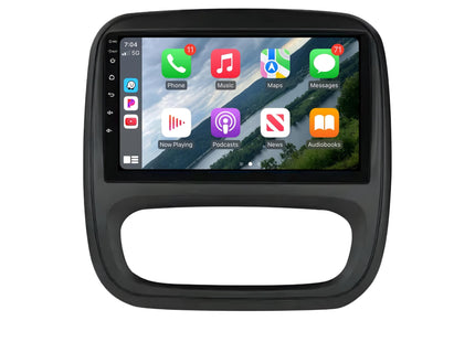 Multimedia Navigatie Renault Trafic 3 2014- 2021 |DAB|Carplay Autoradio Trafic 3 Beeldscherm 9 Inch - Audioplay