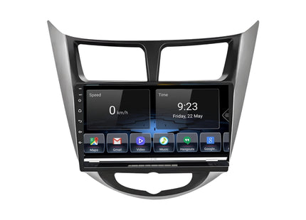 Multimedia Navigatie Hyundai Solaris 2010-2016 |DAB|Bluetooth|Carplay Autoradio Beeldscherm 9 Inch - Audioplay