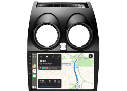 Multimedia Navigatie Nissan Qashqai j10 2006-2013 |DAB|Carplay Autoradio Beeldscherm 9 Inch - Audioplay