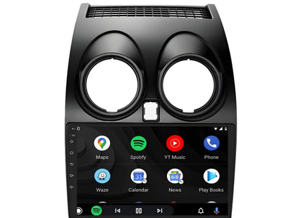Multimedia Navigatie Nissan Qashqai j10 2006-2013 |DAB|Carplay Autoradio Beeldscherm 9 Inch - Audioplay