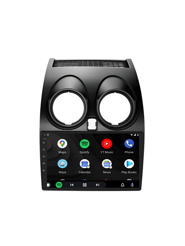 Multimedia Navigatie Nissan Qashqai j10 2006-2013 |DAB|Carplay Autoradio Beeldscherm 9 Inch - Audioplay