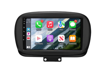 Multimedia Navigatie Fiat 500x 2014 - 2020 |DAB|Bluetooth|4Core 32GB|Carplay Autoradio Beeldscherm 9 Inch - Audioplay