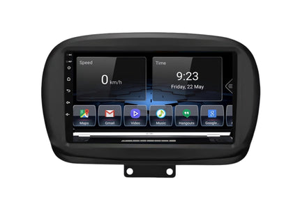 Multimedia Navigatie Fiat 500x 2014 - 2020 |DAB|Bluetooth|4Core 32GB|Carplay Autoradio Beeldscherm 9 Inch - Audioplay