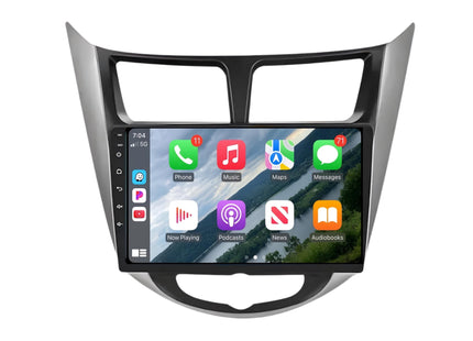 Multimedia Navigatie Hyundai Accent 2010-2016 |DAB|Carplay Autoradio Beeldscherm 9 Inch - Audioplay