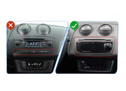 Multimedia Navigatie Seat ibiza 6j 2009-2013 |DAB |Carplay Autoradio Beeldscherm - Audioplay