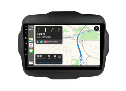 Multimedia Navigatie Jeep Renegada 2016-2020|DAB|Carplay Autoradio Navigatie 9 Inch - Audioplay