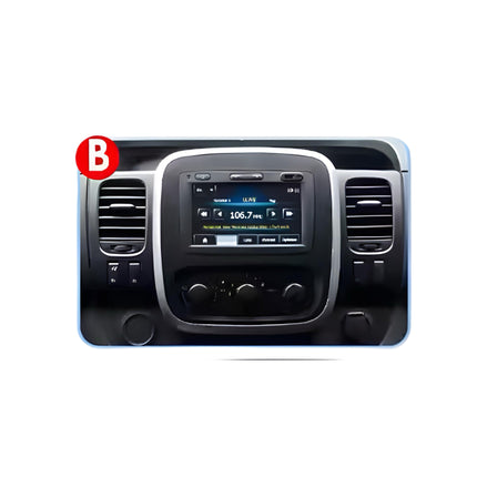 Multimedia Navigatie Opel Vivaro B 2014 - 2018 |DAB|Bluetooth|Carplay Autoradio Vivaro B Apple Beeldscherm 9 Inch - Audioplay