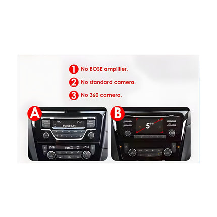 Multimedia Navigatie Nissan Qashqai 2 2013-2017 |DAB|Carplay Autoradio J11 X-Trail 3 Beeldscherm 10Inch - Audioplay