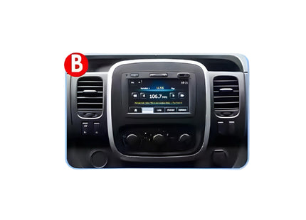 Multimedia Navigatie Renault Trafic 3 2014- 2021 |DAB|Carplay Autoradio Trafic 3 Beeldscherm 9 Inch - Audioplay