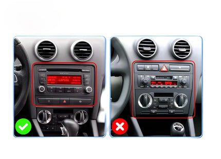 Multimedia Navigatie Audi A3 S3 RS3 2003-2013|DAB|Carplay Autoradio Beeldscherm - Audioplay
