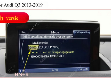 Multimedia Navigatie Audi Q3 2013 - 2019 | 10,25” touchscreen - Audioplay